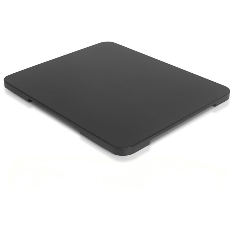 Curseur d'appoint en bambou à 360 ° pour appareils de cuisine, plateau à tapis pour cafetière, plateau coulissant pour comptoir, noir