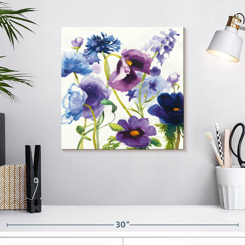 Harnek - jardin mixte bleu et mauve I