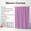 Rose bleu - Rideau de douche Premium-1573188176