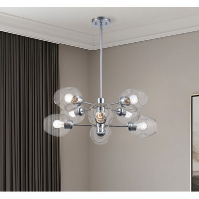Lustre sphérique Spoutnik à 8 lumières Anastasia