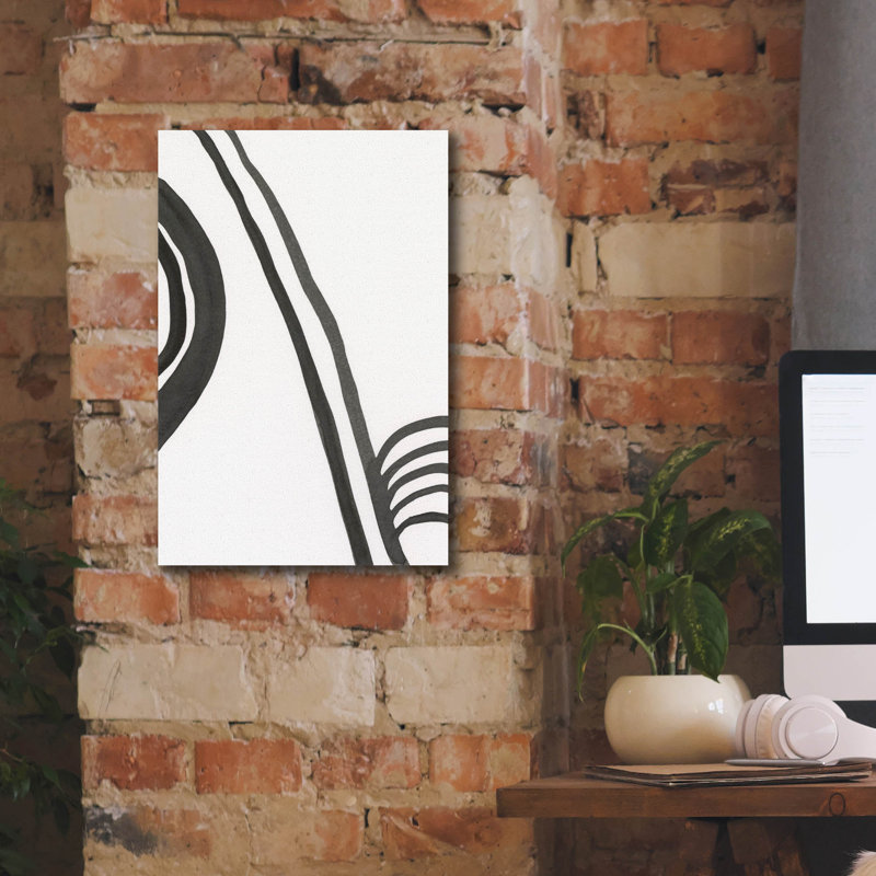 «Ink Lines IV» par Regina Moore, H 18 po x l 12 po x P 0,75 po