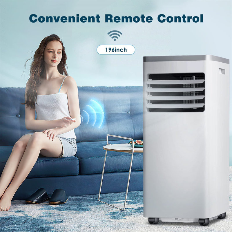 3-IN-1 Portable Air Conditioner with Cooling&Dehumidifier&Fan Mode, for Rooms up to 270/300 Sq.Ft, 270