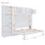 Lit escamotable mural avec armoires Murphy