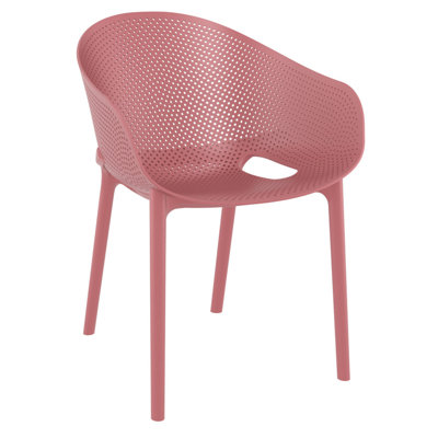 Chaise d'appoint empilable pour patio Farrah