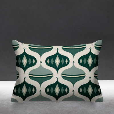 Outdoor Reversible Throw Pillow