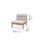 Lujane FSC Certified Teak 8pc Outdoor Patio Seating Set with Cushions