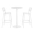 2-Person Outdoor Round Dining Set Bar Height