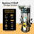 17 Round rotating Rod Rack With Storage Capacity