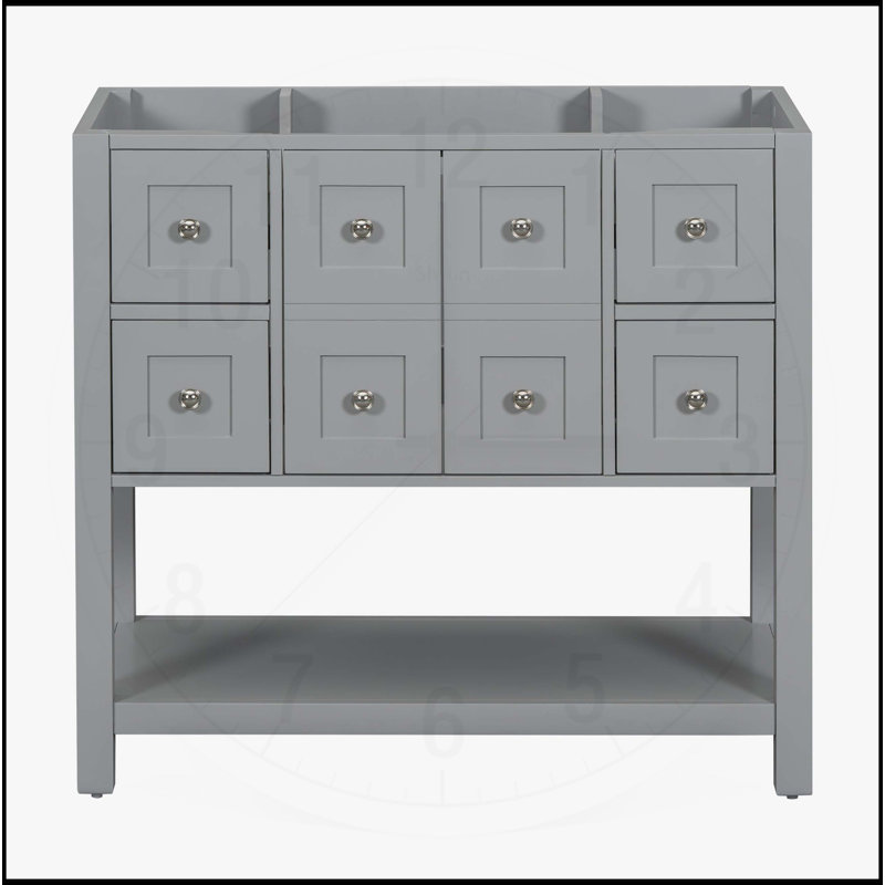 36'' Bathroom Vanity without Sink, Gray