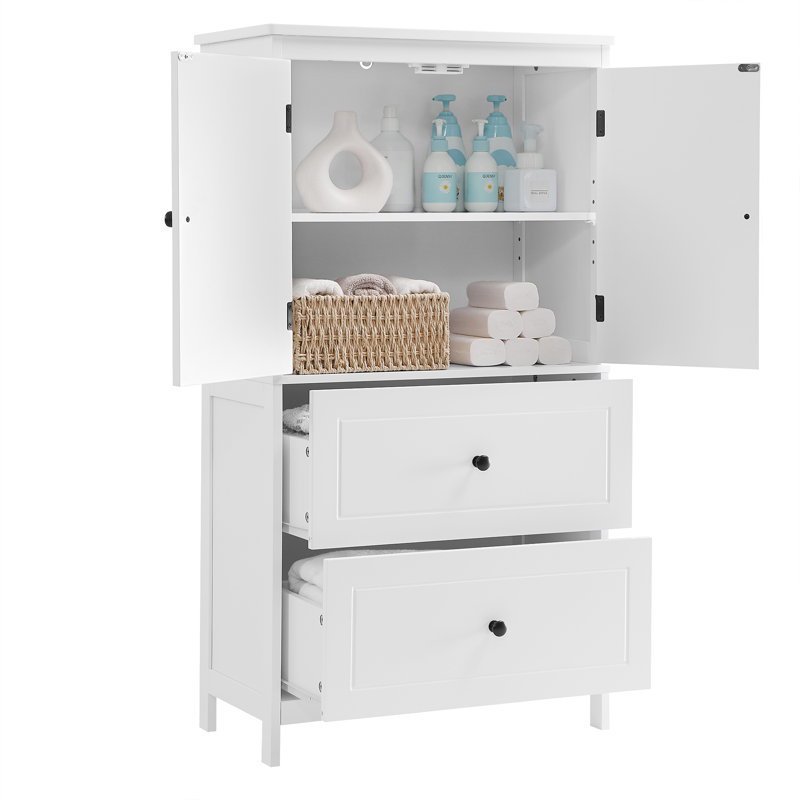Armoire de rangement pour salle de bain, Blanc