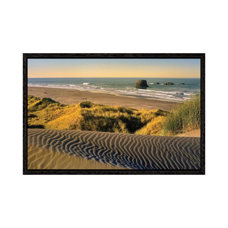Coastline, Pistol River Beach, Oregon by Tim Fitzharris - Gallery-Wrapped Canvas Giclée on Canvas, Black Framed