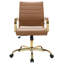 Fauteuil de bureau pivotant en cuir Naudain-58177231-132200685