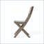 Chaise de salle à manger pliante en bois d'acacia avec finition huilée résistante aux intempéries (ensemble de 2)-130117408