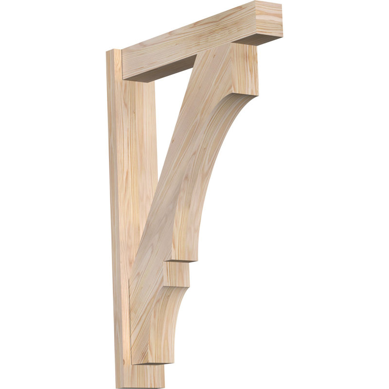 Bloc balboa rustique en bois rustique, P 26 po x H 38 po, Sapin Douglas de 5 1/2 po (lisse)