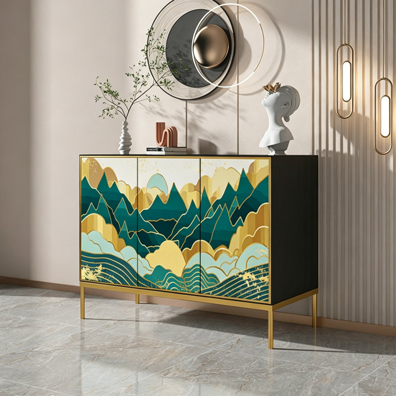 Solid Wood Living Room Storage Cabinet
