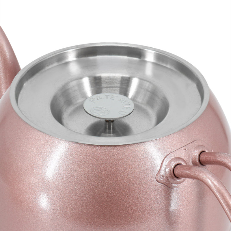 Verre à bière Korkmaz Théière en acier inoxydable, Rose