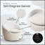 Fauteuil demi-tonneau en tissu Winnie Modern Teddy-1170743672