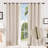 Lythrodontas Faux Linen Total Blackout Curtain Panels-75185228-75185237