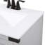 Ensemble de meuble-lavabo simple 24 po Slayton-713360324
