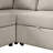 109" U-Shaped Sectional Sofa Pull-Out Sofa Bed With Two Usb Ports, A Storage Chaise Lounge And Four Back Pillows For Living Room-363848365
