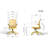 Ergonomic Mesh Office Chair - Yellow, 500lbs Capacity, Flip-Up Armrests, Breathable Back, Height Adjustable-991348216-991348221