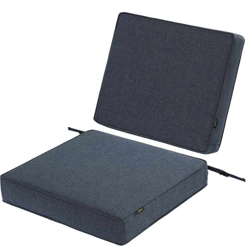  SUNROX All-Weather DryFast Foam Outdoor Patio Furniture Cushions, 23"x26"x4", Heather Indigo