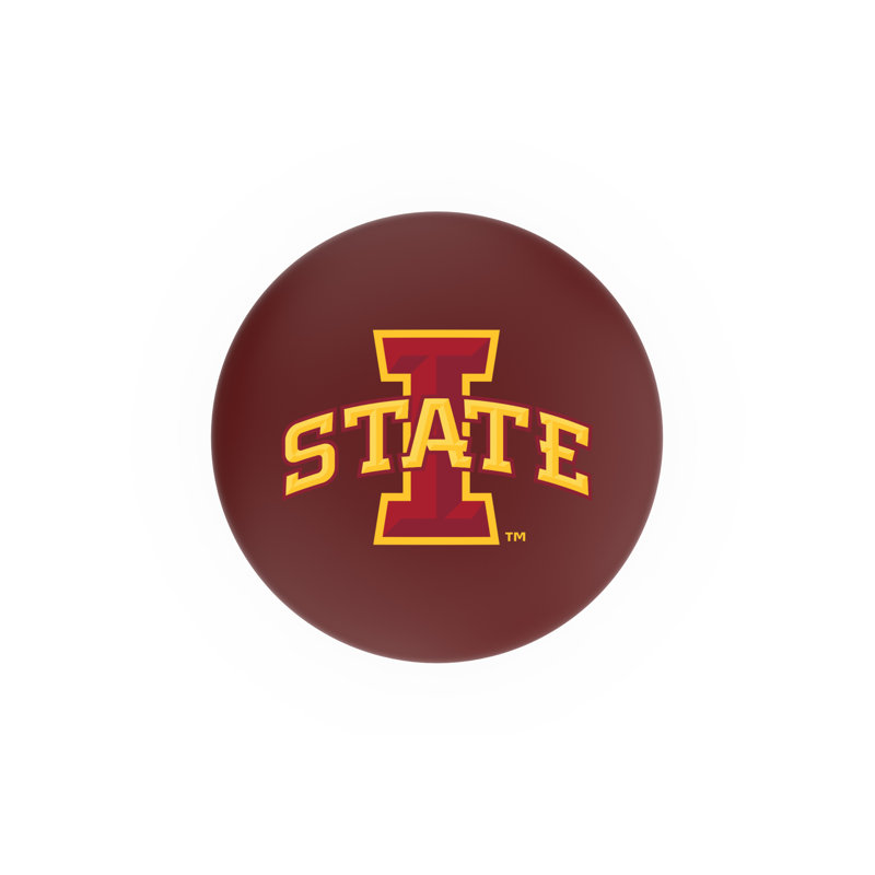 Tabouret de bar pivotant de 30 po NCAA, Chrome, Université d'État de l'Iowa