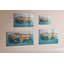 Magnetic Memo Board Whiteboard - 90 x 60 cm - With Marker and Magnets - Abstraction world map