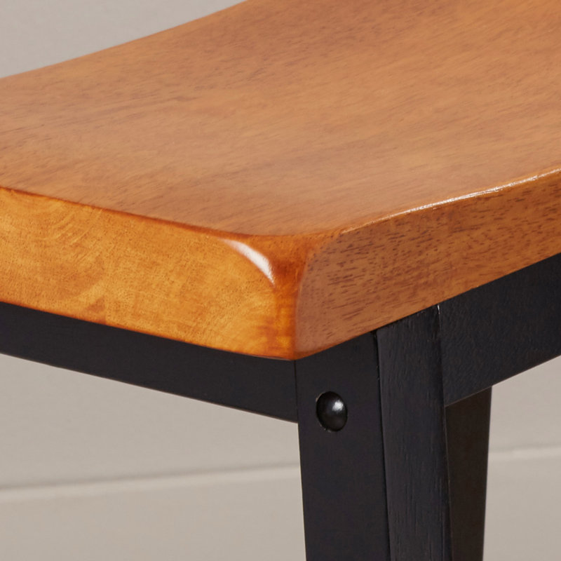 Tehama Solid Wood Counter Stool, Walnut