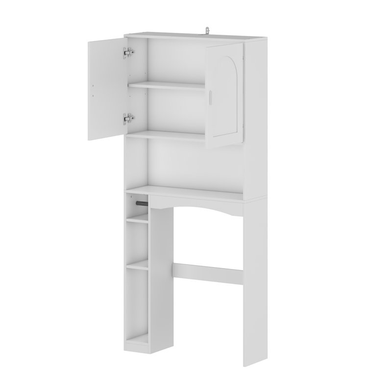 Armoire de rangement autoportante au-dessus de la toilette