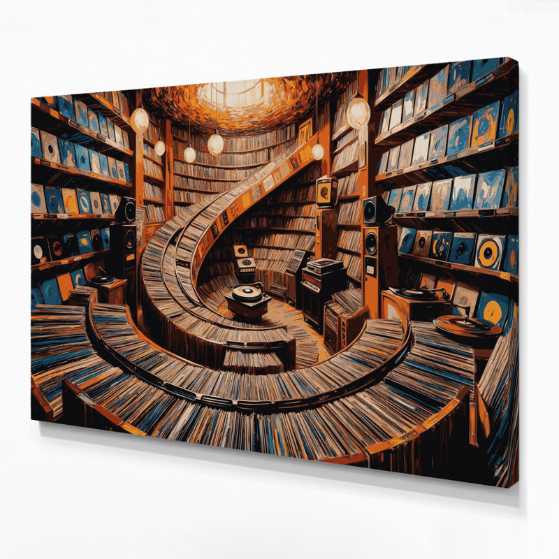 Art musical sur toile, H 20 po x l 24 po