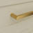 Heritage Designs Bristol Handle Pull - 7-9/16" Center to Center Cabinet Pull Brushed Golden Brass - Contemporary Hardware for Drawers & Cabinets-116703933-134967323
