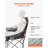 Oversized Camping Chairs, 450 lbs Heavy-Duty Support, 1 Pack, Portable Padded Folding Camp Chairs with Dual Cup Holders & Wine Glass Holders, Carry Bag for Outdoor, Fishing, Black & Gray