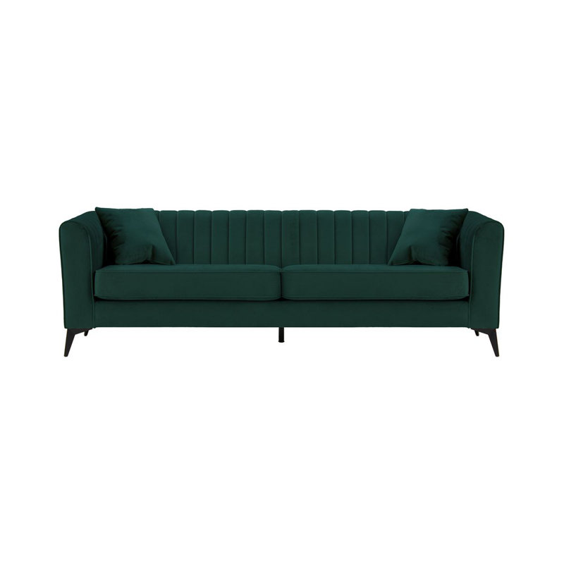 Margo 4 Seater Sofa, Green, 4