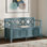 Banc de rangement en bois massif 48 po avec 2 compartiments cachés Tavion
