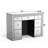 Mariaha Mirrored Vanity Table 7-Drawer