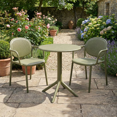 2 - Person Round Plastic Patio Dining Set