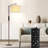Kyeria Arc/Arched Floor Lamp with Remote Control and Smart Bulb Included-1264743590