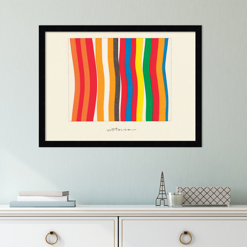 I'm Parallel To Myself by Amber Vittoria, 16" H x 21" W x 1" D, Black
