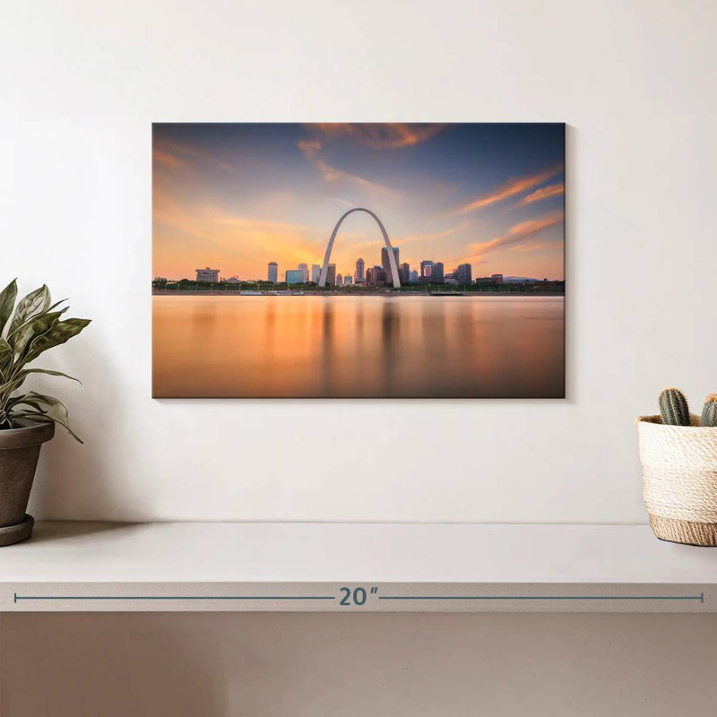Senne St. Louis Sundown, 8" H x 12" W