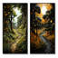 «Countryside Path Through The» - 2 pièces-436721451-436721452