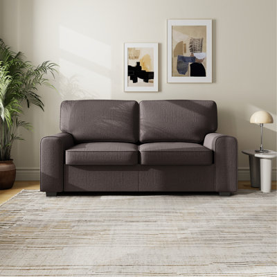 Causeuse moderne 69,6 po avec tissu chenille - canapé à 2 places à assise profonde, coussin à ressorts et structure en métal robuste, petit canapé confortable pour le salon, la chambre à coucher et le bureau