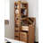 Space Saving Solid Wood Narrow Bookcase with Drawer Storage