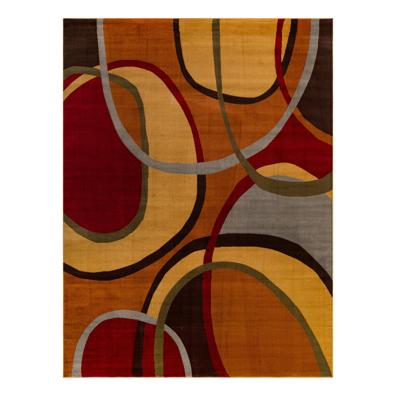 Abstract Area Rug, Rectangle 274.3cm x 365.8cm