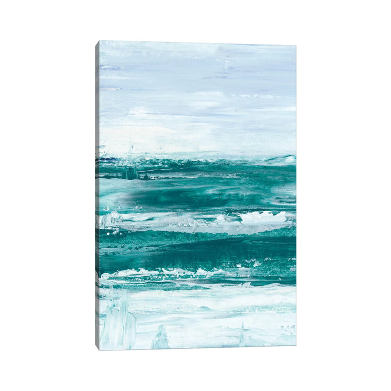 "Choppy Waters I" par Ethan Harper, reproduction d’art, H 26 po x l 18 po x 1,5 po, Toile tendue, Pas de tapis