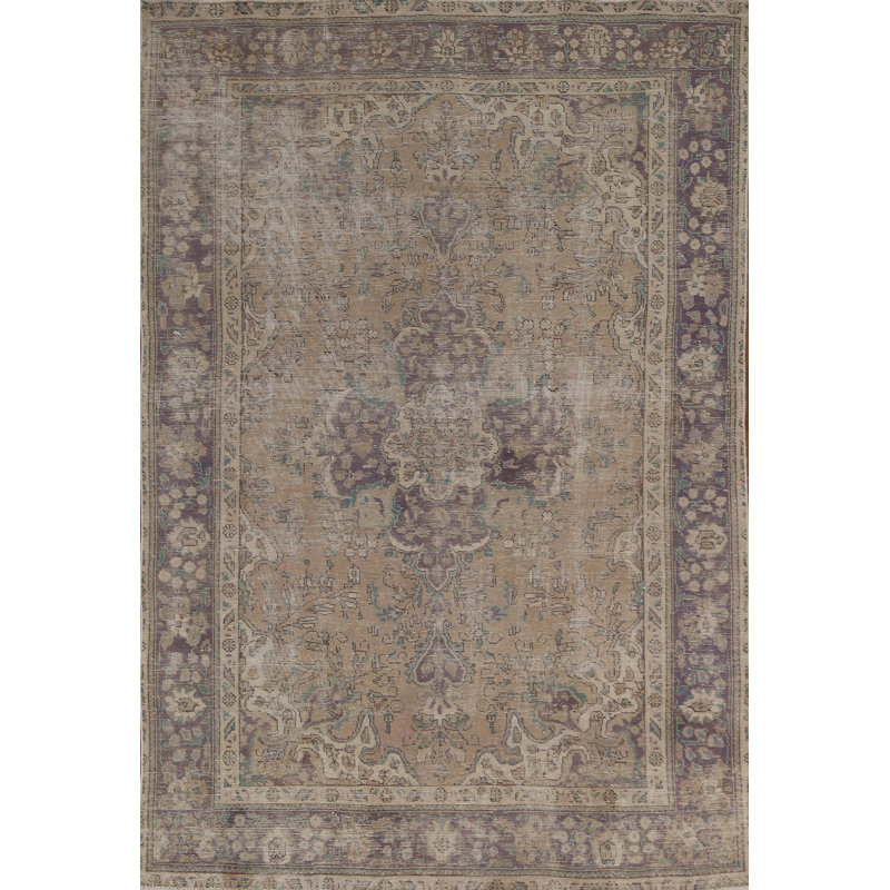 Tapis en laine délavé Tabriz