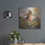  «German Shepherd Yoga Warrior Pose» par Rich Monet, art mural en métal, 24 po x 24 po-2116273802