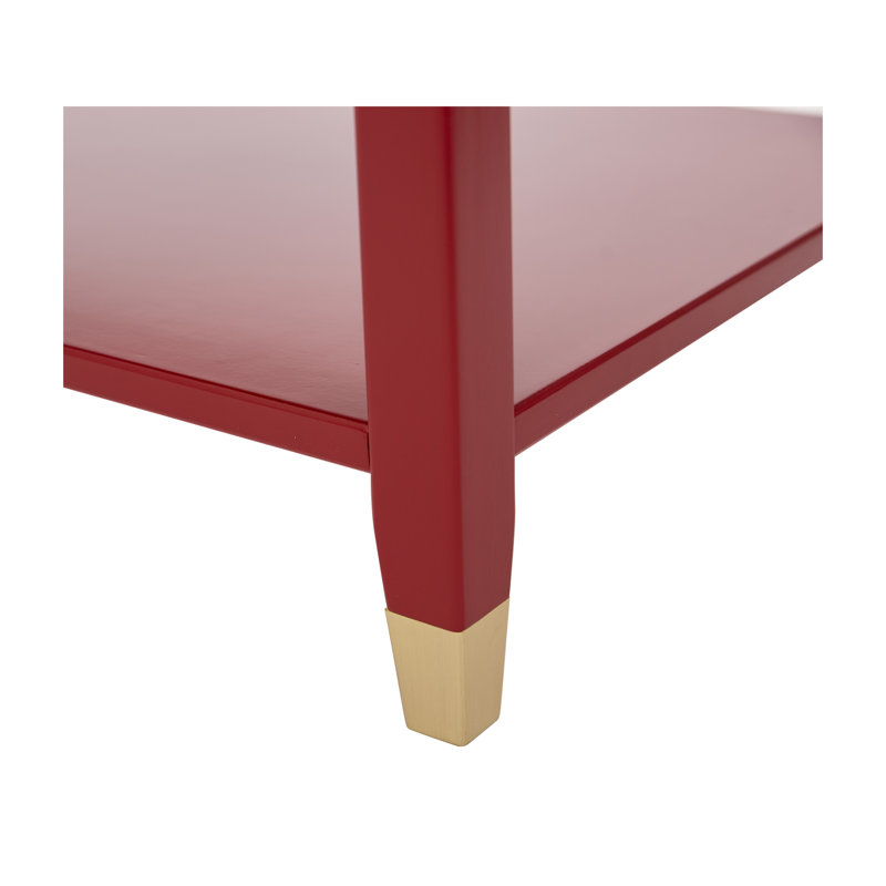 Table basse Athina avec rangement, Red, Red