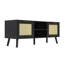 Craven Cane TV Unit in Black
