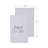  Linen "Happily Ever After" Coffee Table Wedding Photo Album for 180 4x6 Photos, Gray